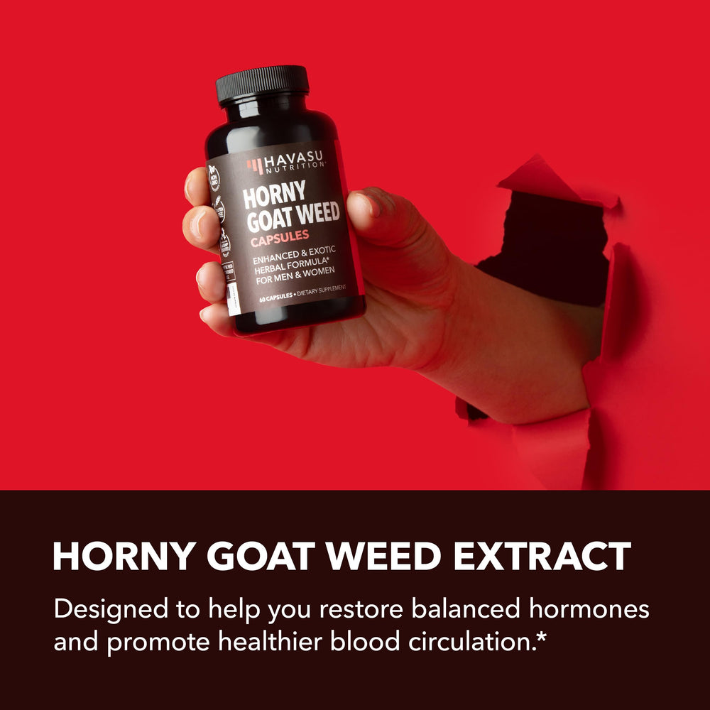 HAVASU NUTRITION Epimedium panel highlights Icarrins for endurance.