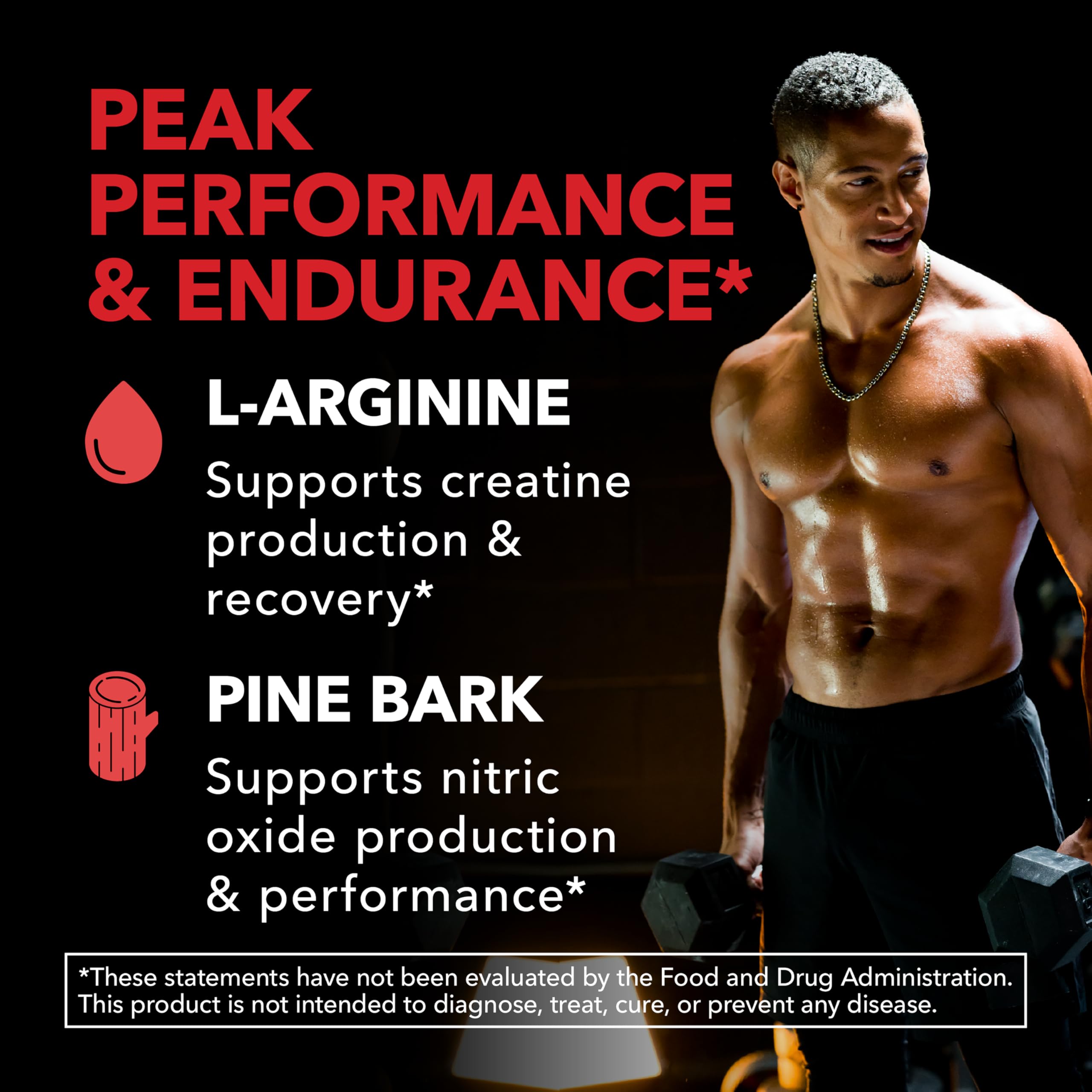 HAVASU Nutrition L-Arginine Pine Bark pours capsules for daily use.