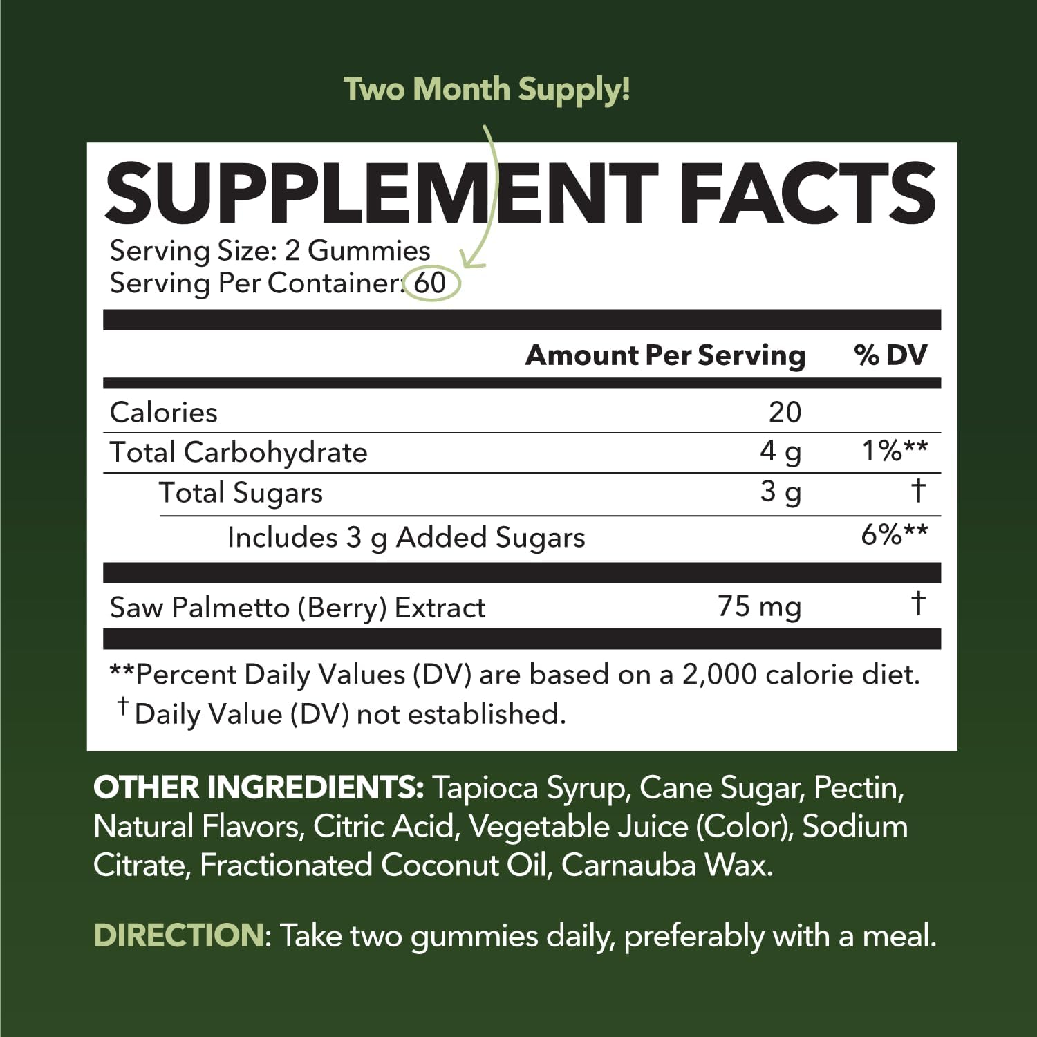 HAVASU Nutrition Saw Palmetto Gummies raspberry flavor close-up for daily wellness.