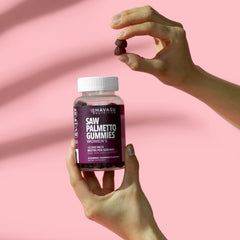 Ingredient highlights highlight biotin content and saw palmetto presence on the label