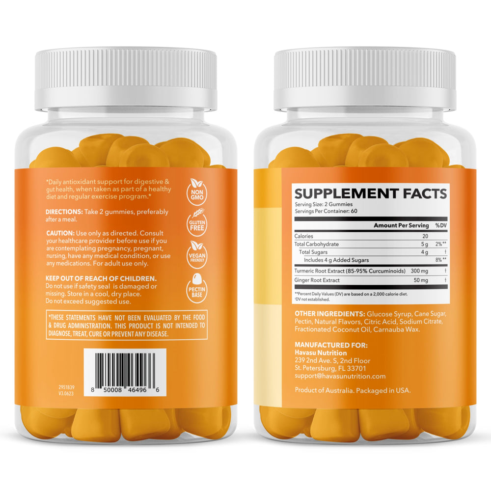 HAVASU NUTRITION recyclable packaging close-up signaling sustainable choice