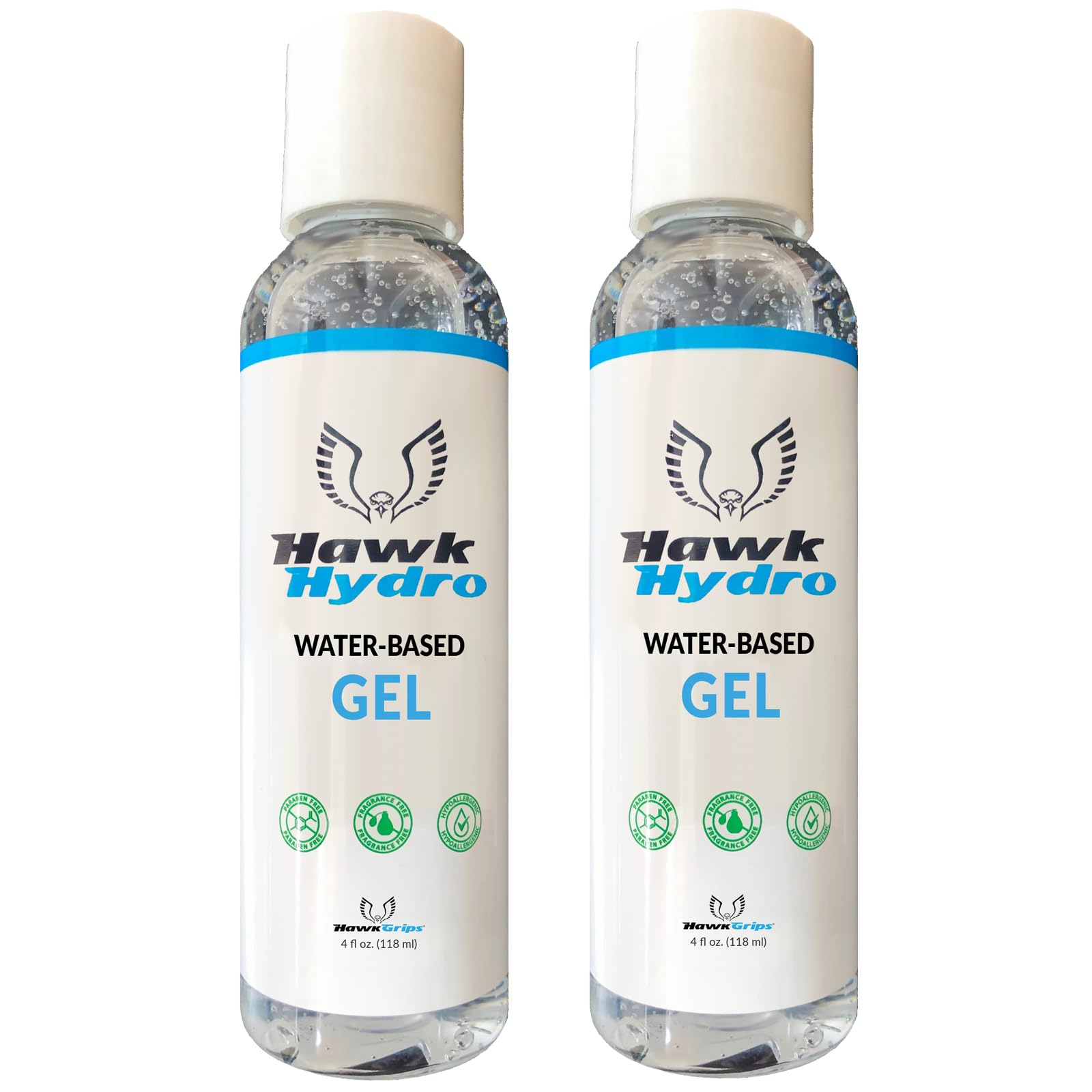 HawkGrips HawkHydro 4oz bottle for quick, clean transitions between modalities.