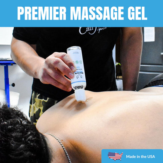 HawkGrips HawkHydro transition gel enables seamless scraping-to-taping sessions.