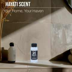 HAYATISCENT My Way rich liquid highlighting premium fragrance formula.