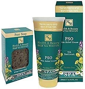 H&B Dead Sea Minerals Anti Psoriasis Set Psor Soap close-up showing mineral-rich cleansing bar for gentle care