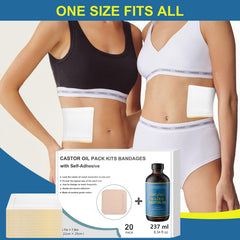 Hbaid oversized rim pack fits most adult liver areas for easy coverage