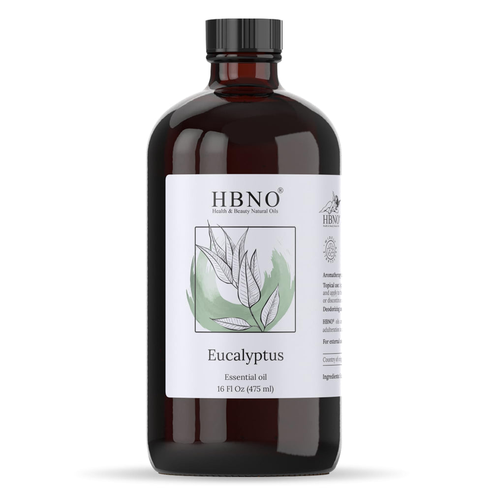 HBNO Eucalyptus oil bottle 475ml for versatile DIY and personal care uses