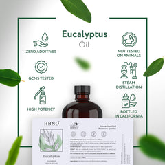 HBNO Eucalyptus oil in kitchen setting for natural cleaning and fragrances