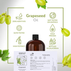 HBNO Grapeseed Oil used in DIY soaps and lotions.