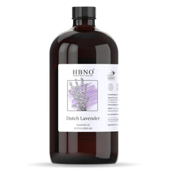 HBNO Lavender Dutch Oil 32oz bottle for easy DIY skin and hair care