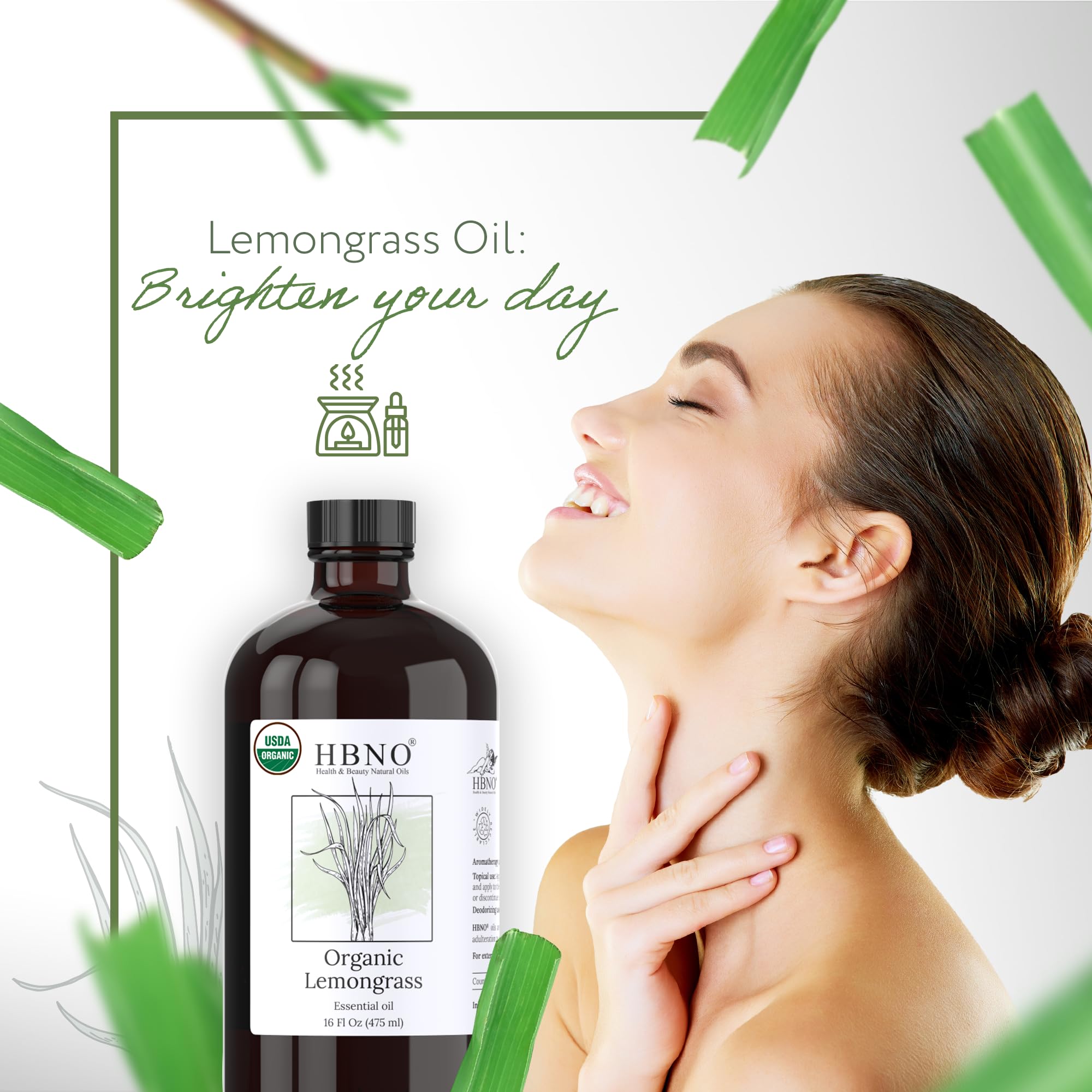HBNO lemongrass aroma in diffuser for inviting spaces