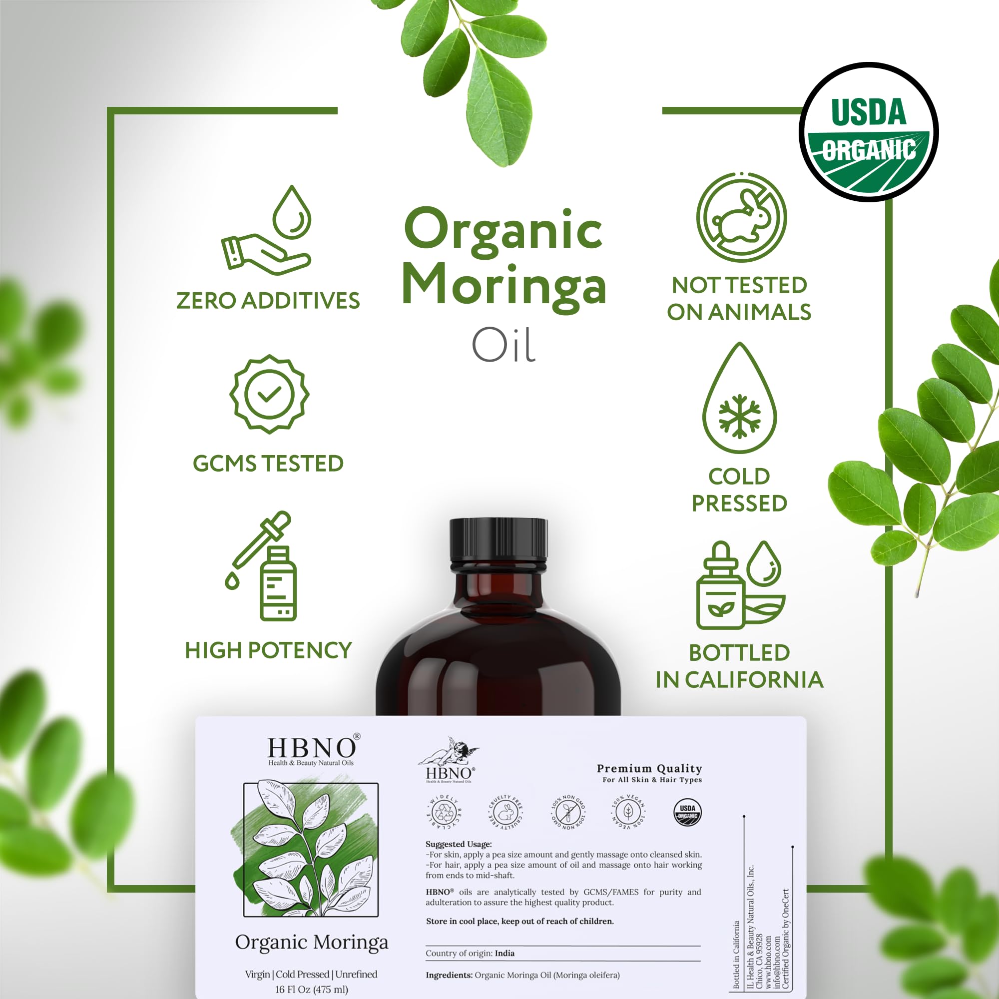 HBNO Moringa Oil bland scent enhances DIY projects like soaps and candles.