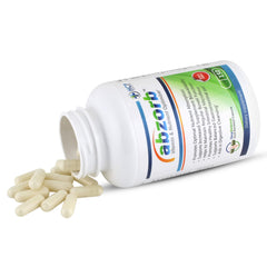 Abzorb digestive enzyme blend closeup suggests nutrient absorption support