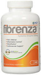 Fibrenza ingredients page emphasizing non-GMO vegan gluten-free formula