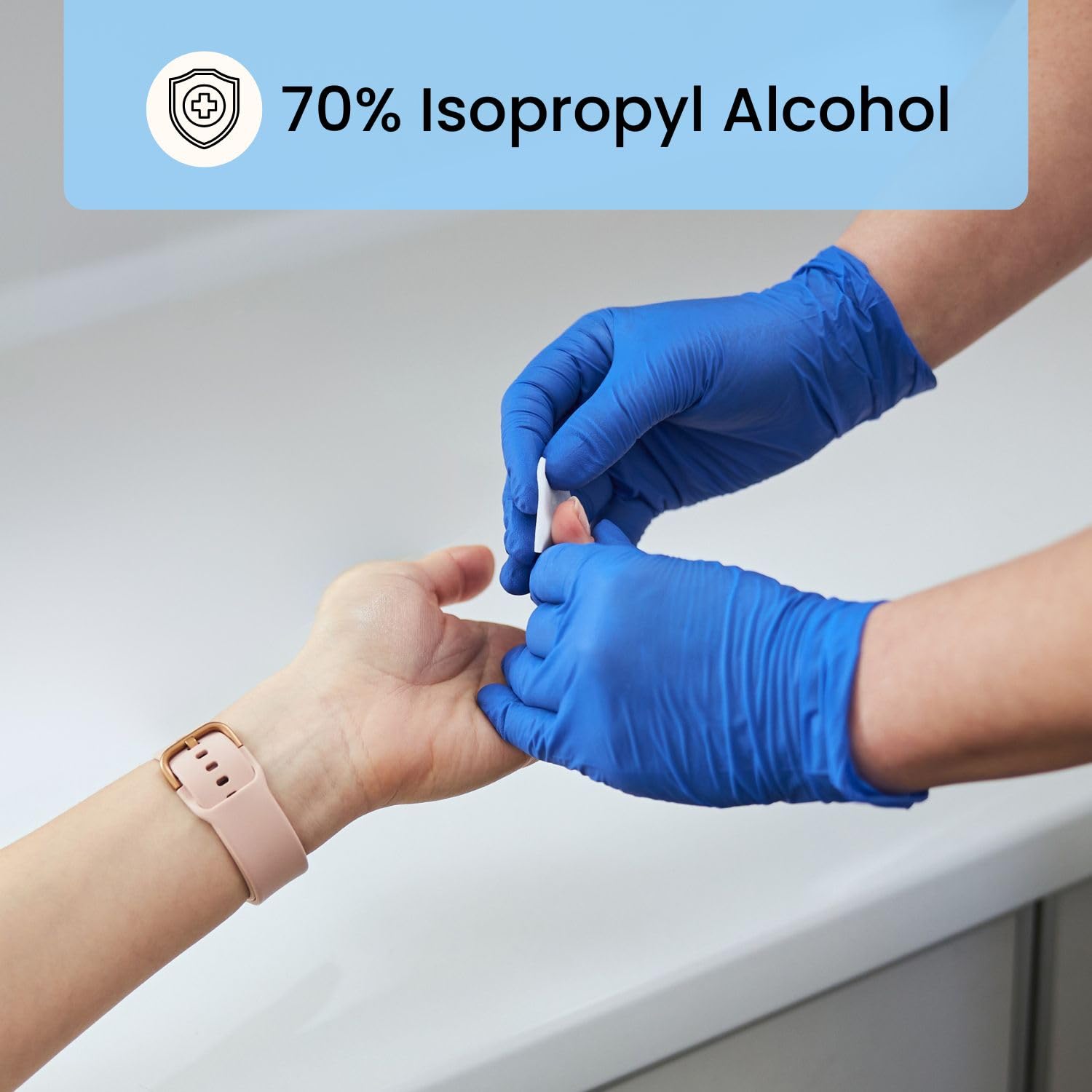 HCS bulk alcohol pads hold moisture longer for thorough skin prep and cleansing tasks.