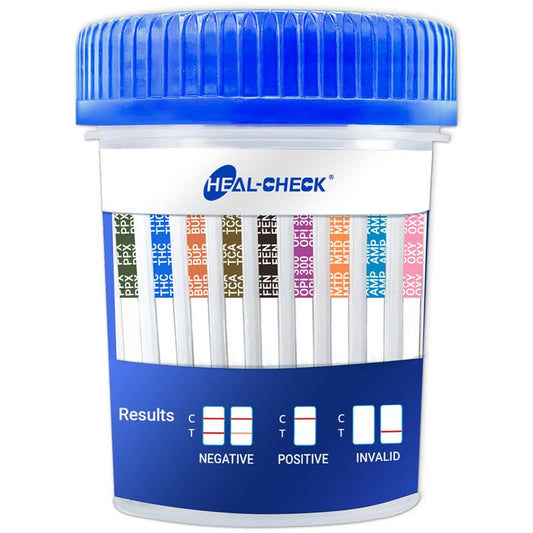 Heal-CHECK 6-pack urine test kit box for convenient home screening.