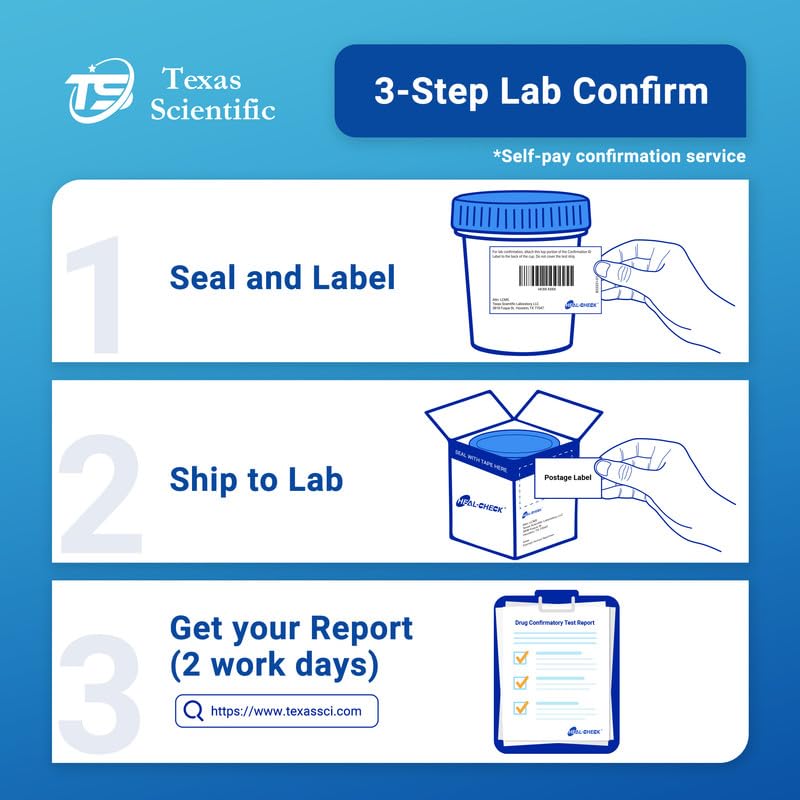 Heal-CHECK temperature strip indicating specimen validity at a glance.