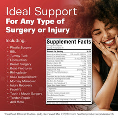 HealFast flavorless pill closeup demonstrates easy daily supplementation.