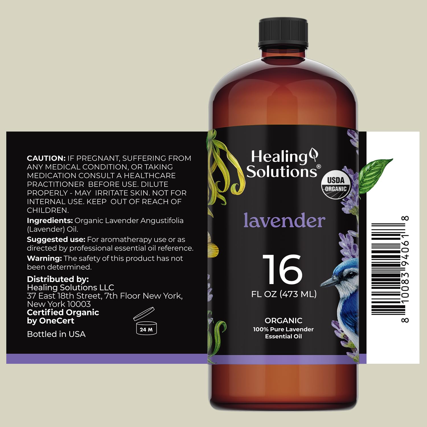 Healing Solutions lavender oil in diffuser use for calming aroma