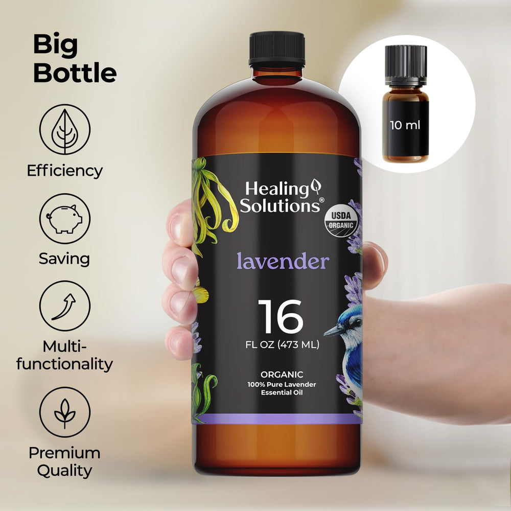 Healing Solutions lavender oil GC/MS purity testing for consistent quality
