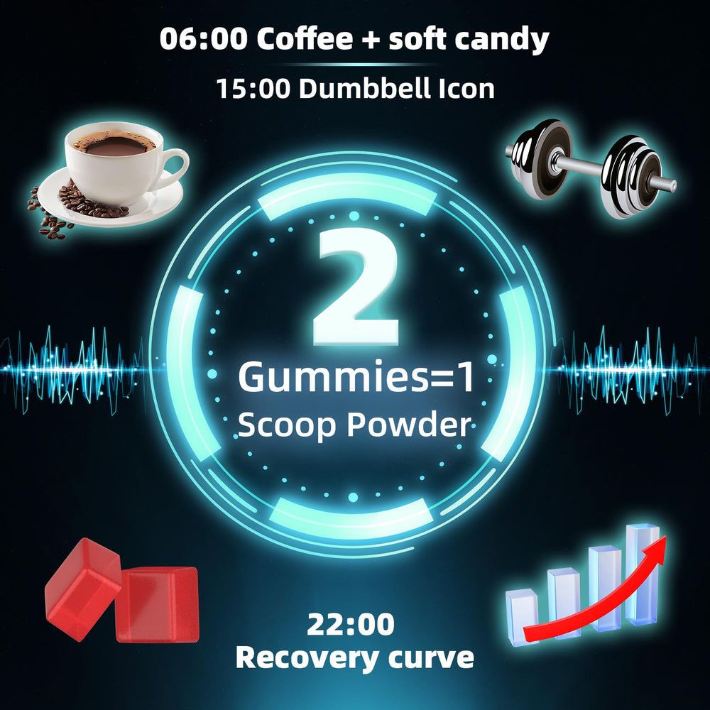 HEALOADING athlete during a workout energized by gummies