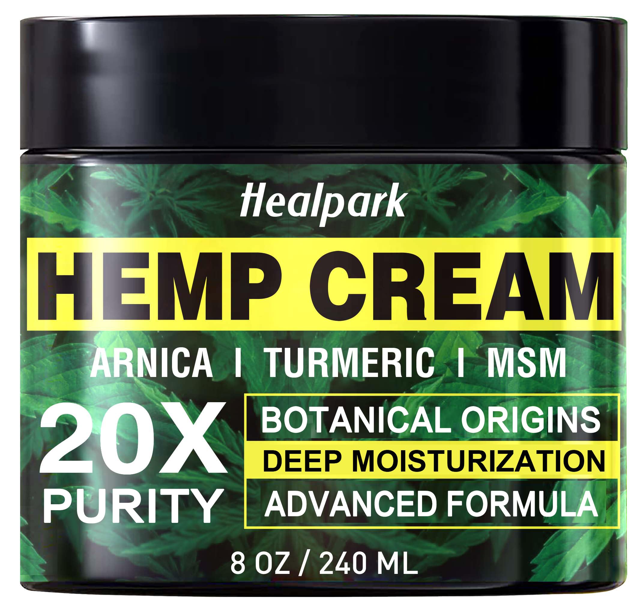 Healpark Hemp Cream bottle front for daily skin care