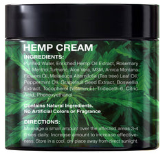 Healpark Hemp Cream texture closeup highlighting creamy consistency
