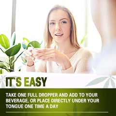 Healpark hemp oil 2-pack drops, easy to dispense into beverages.