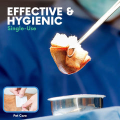 Healqu 3x3 gauze squares ideal for dental and esthetic wipes and skin prepping.