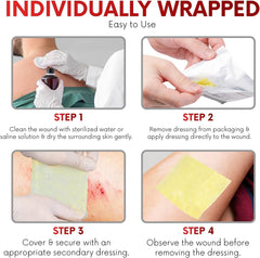 Healqu Xeroform dressing ideal for surgical incisions and grafts.