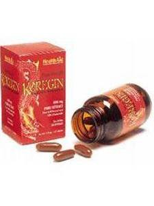 Health Aid America Koregin 600 mg capsule bottle supports daily energy and antioxidant benefits.