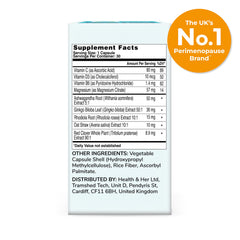 Health and Her Mind+ vegan gluten-free packaging symbols