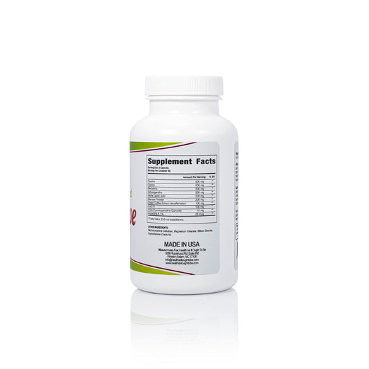 Brain Save capsules close-up showing convenient daily dose for focus
