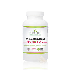 Health As It Ought To Be Magnesium Syn3rgy bottle showing the tri-form blend for balanced wellbeing.