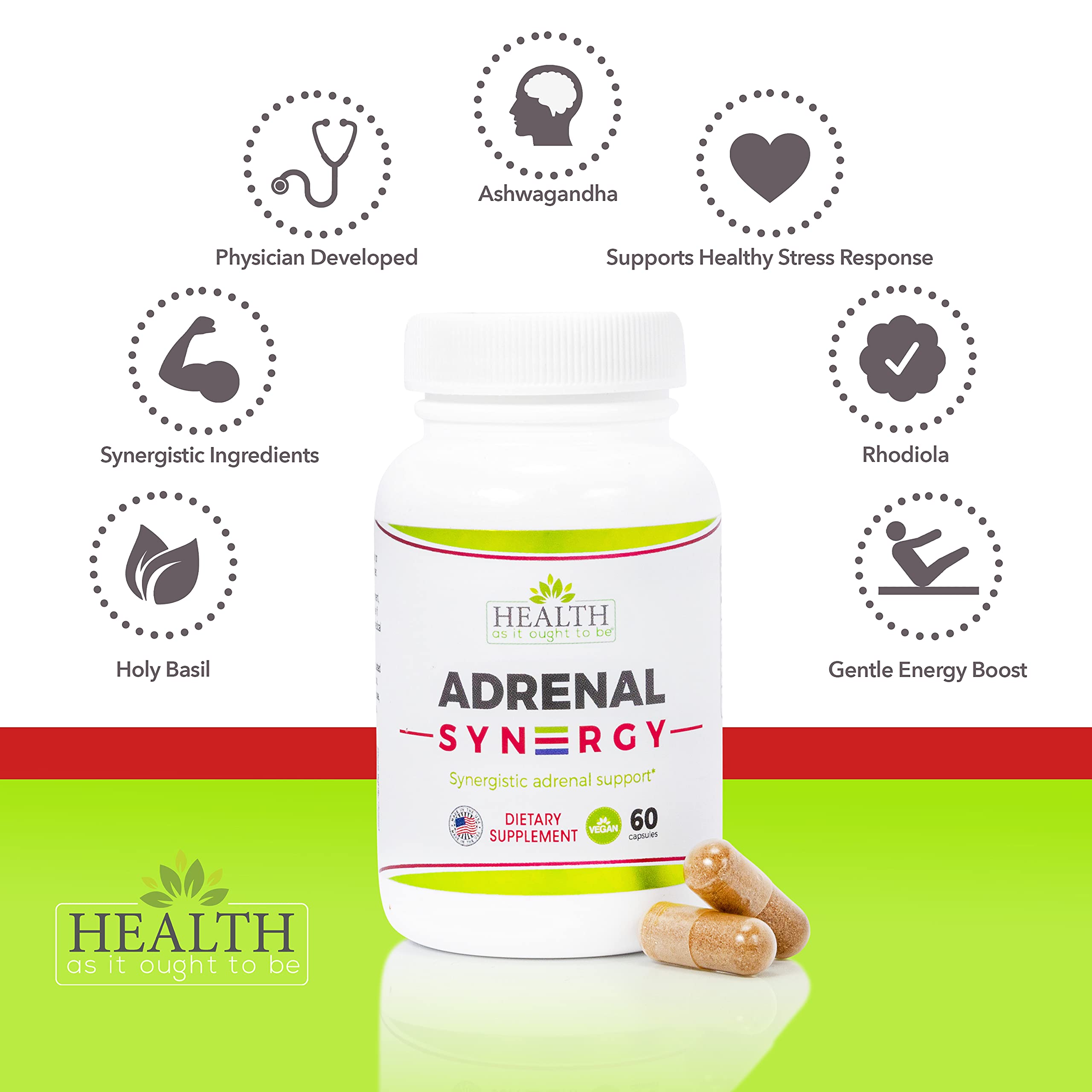 Health As It Ought To Be Rhodiola root capsules aid against fatigue.
