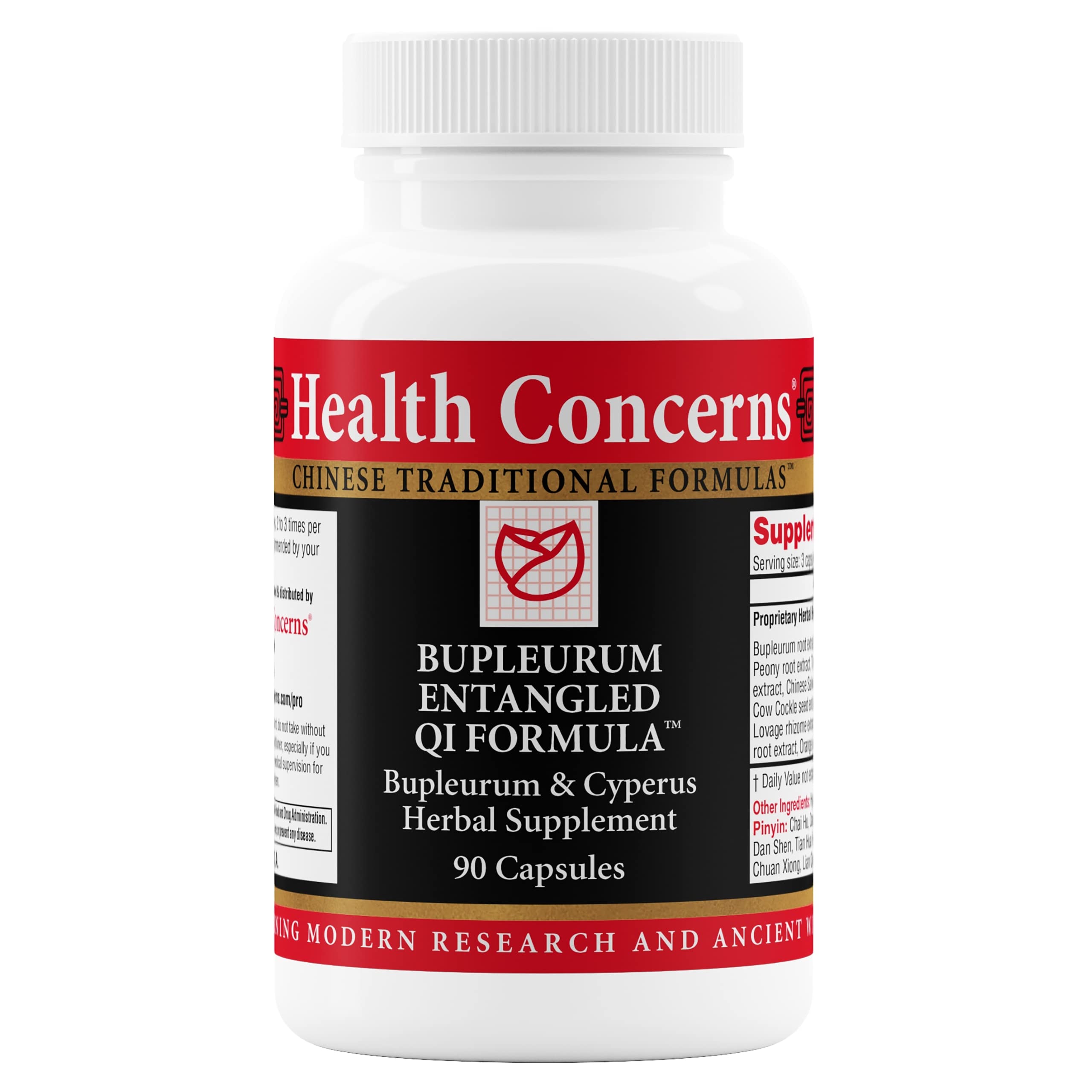 Health Concerns Bupleurum Entangled Qi Formula capsules supporting women's hormonal balance