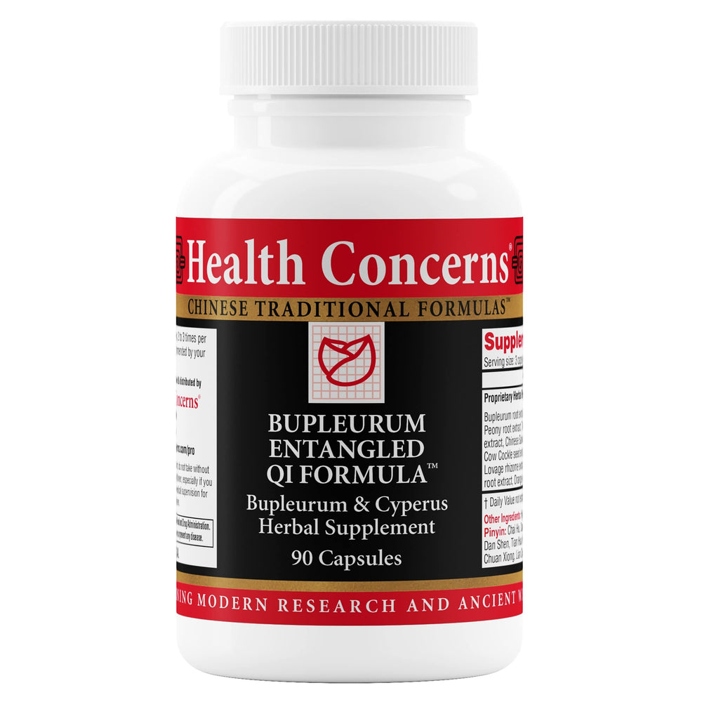 Health Concerns Bupleurum Entangled Qi Formula capsules supporting women's hormonal balance