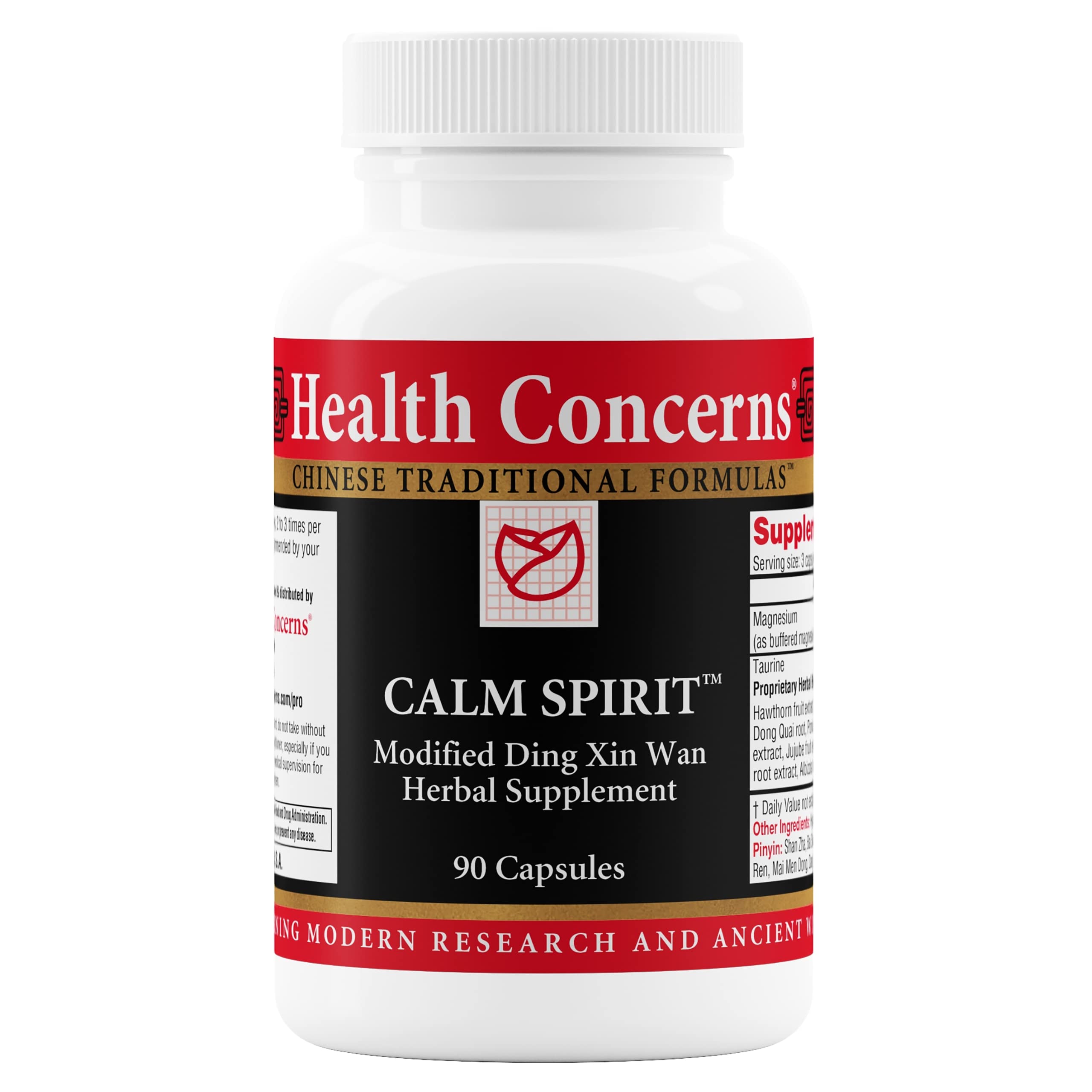 Health Concerns Calm Spirit bottle with capsules for natural stress support
