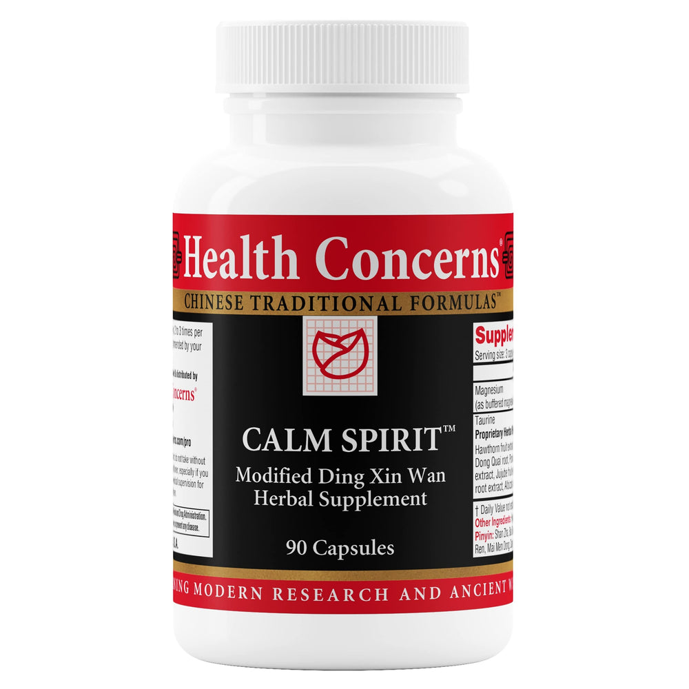 Health Concerns Calm Spirit bottle with capsules for natural stress support