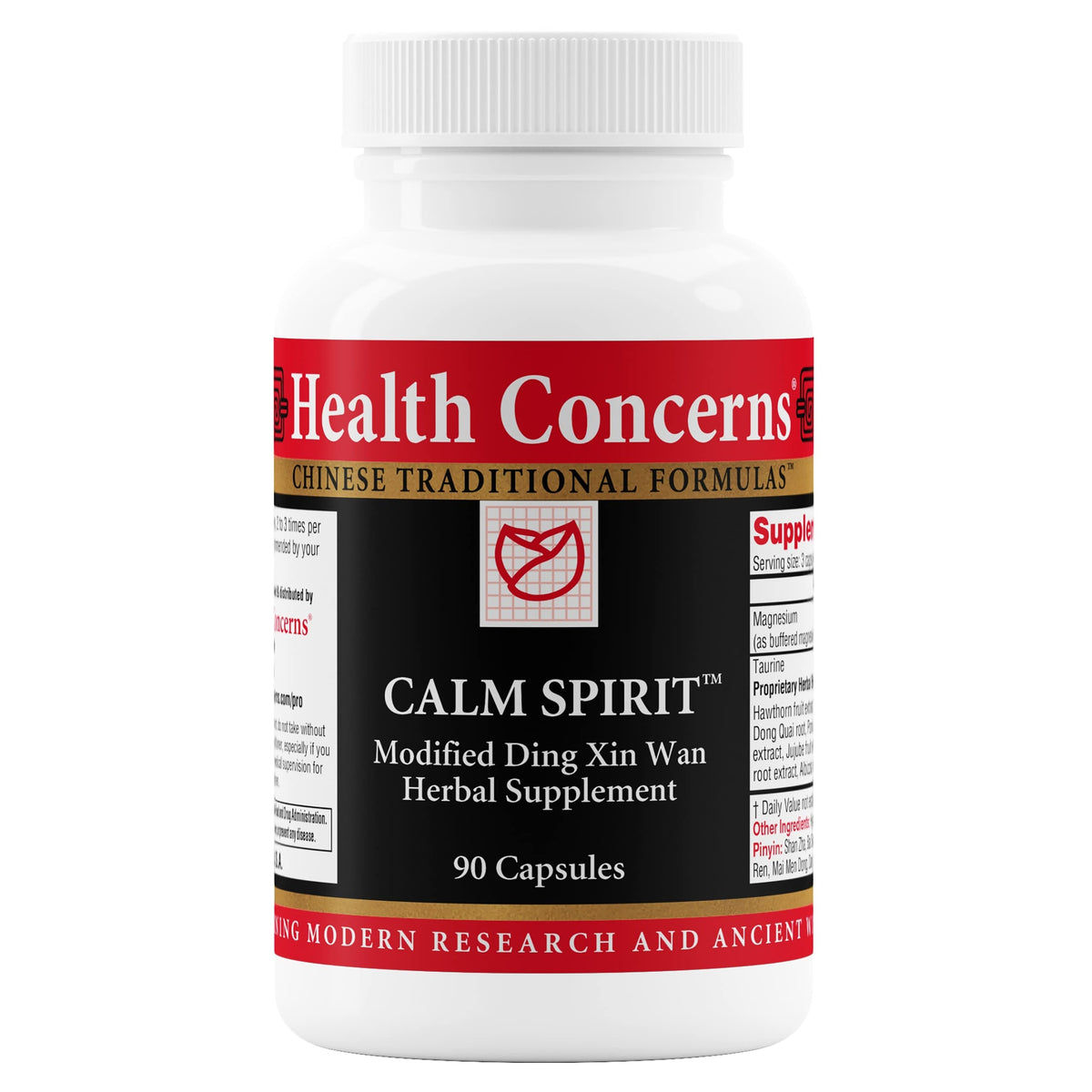 Health Concerns Calm Spirit bottle with capsules for natural stress support
