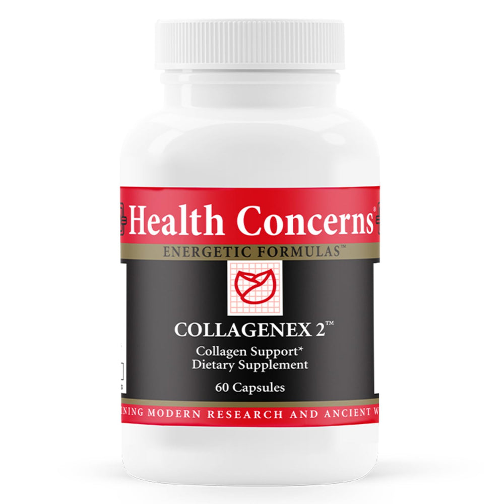 Health Concerns Collagenex 2 bottle shown for joint support and mobility.