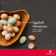 Health Concerns Collagenex2 ingredients panel showing NEM eggshell membrane benefits