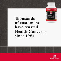 Health Concerns Formula H daily-use scene demonstrates a simple wellness routine.