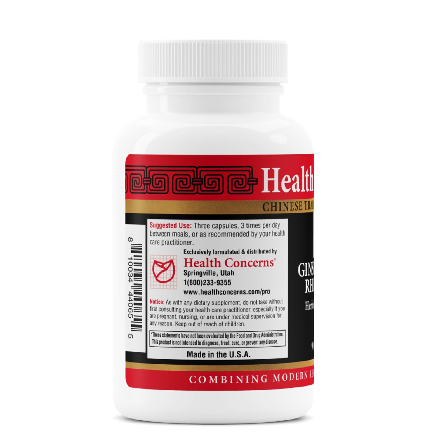 Health Concerns bottle on counter suggesting everyday respiratory wellness