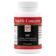 Health Concerns IBP heart health bottle supporting cardiovascular wellness.