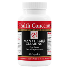 Health Concerns Man Yue Mei Clearing bottle front supports daily urinary comfort.