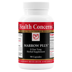 Health Concerns Marrow Plus bottle cap for easy daily dosing.