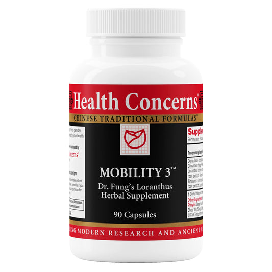 Health Concerns Mobility 3 bottle front view highlighting joint support formula