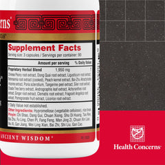 Health Concerns Mobility 2 capsules closeup highlighting herbal capsules for movement