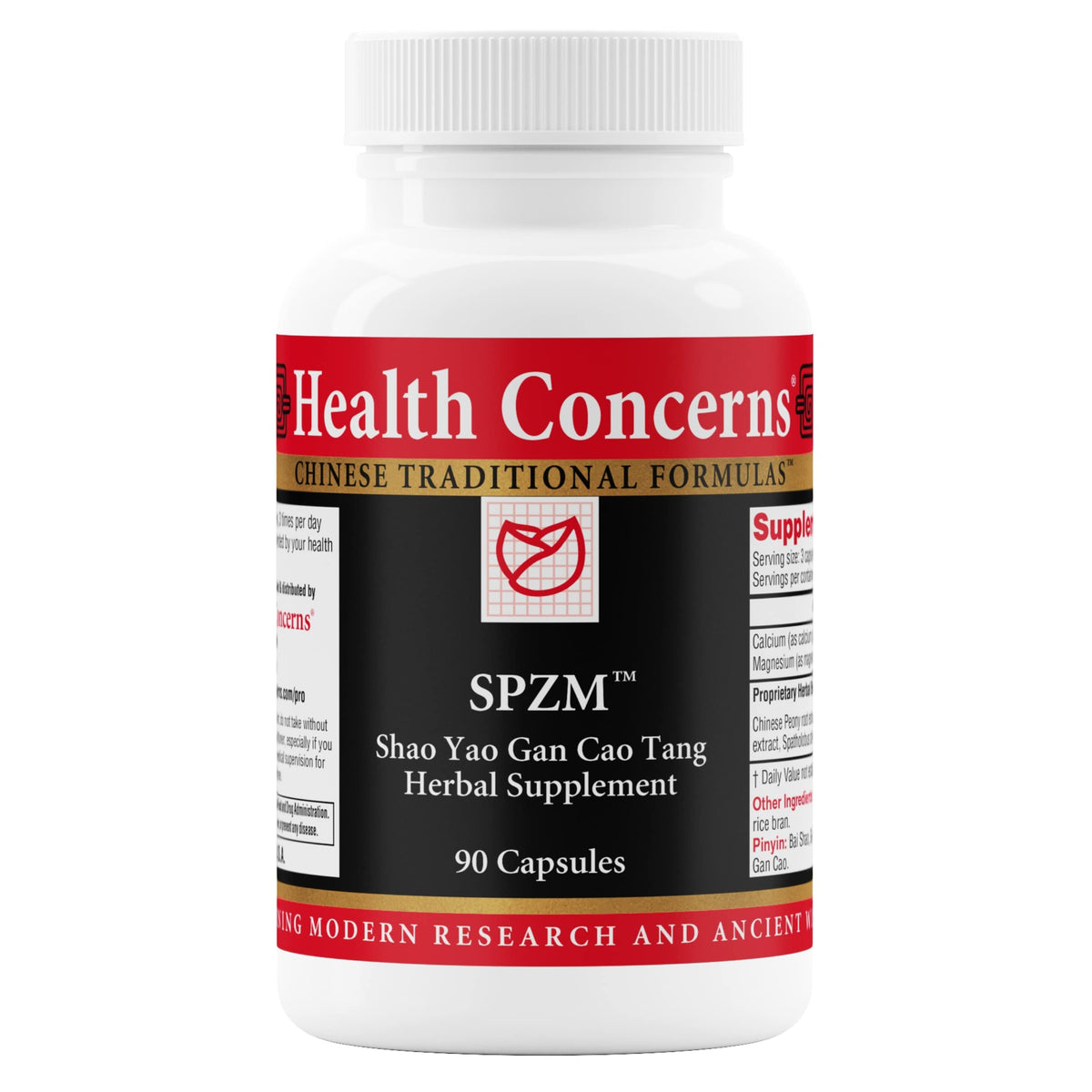 Health Concerns SPZM capsules front view for daily use and comfort